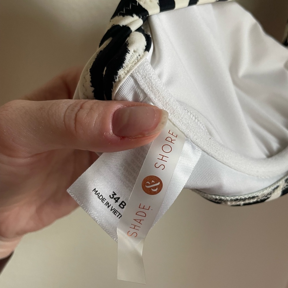 Shade&Shore Bikini Top Zebra - Picture 5 of 7